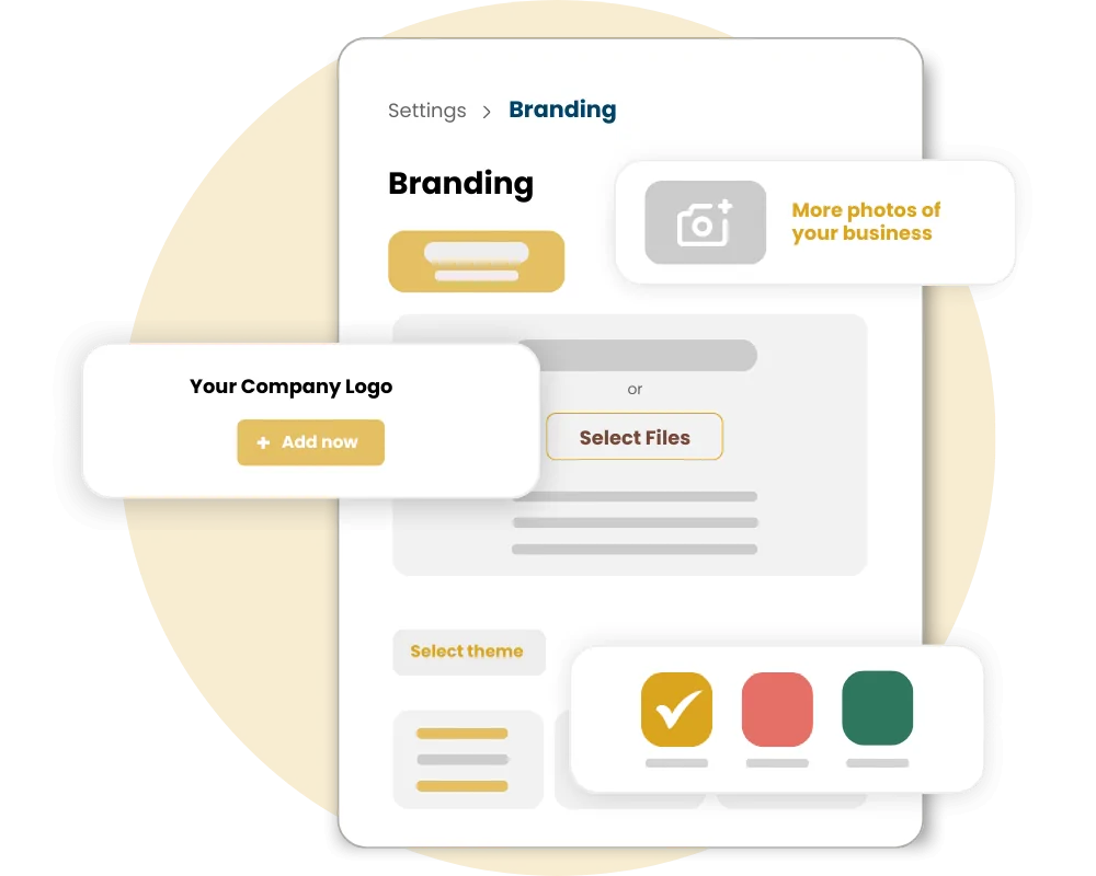 Personalized Branding & Booking Pages