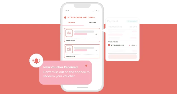 Step 5 of hair salon booking software mobile screen 5