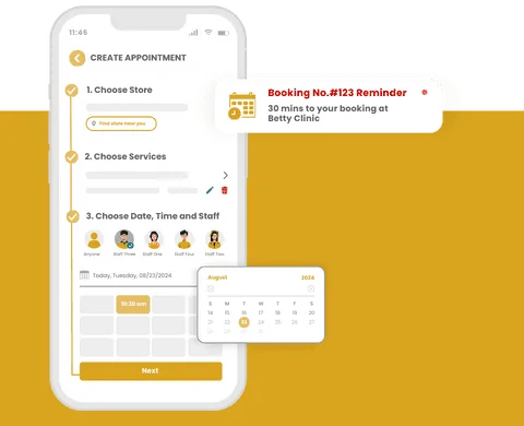aesthetic medical spa software step 1
