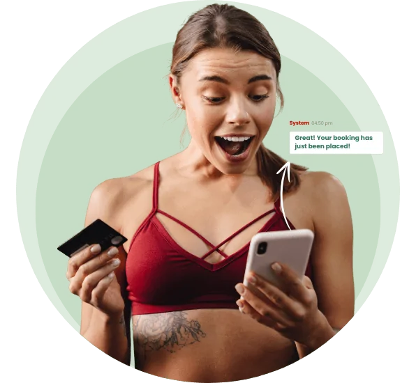 clients' autonomy in their fitness journey with the specialized app or web interface.