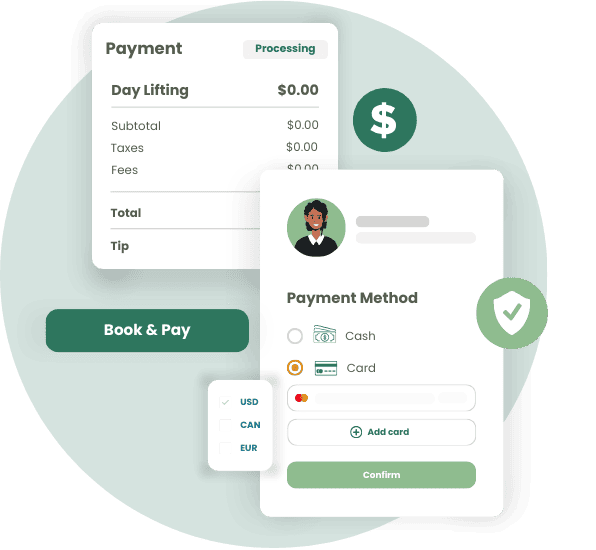 Customer's journey on fitness studio software of HDStudio.App (Step 5)