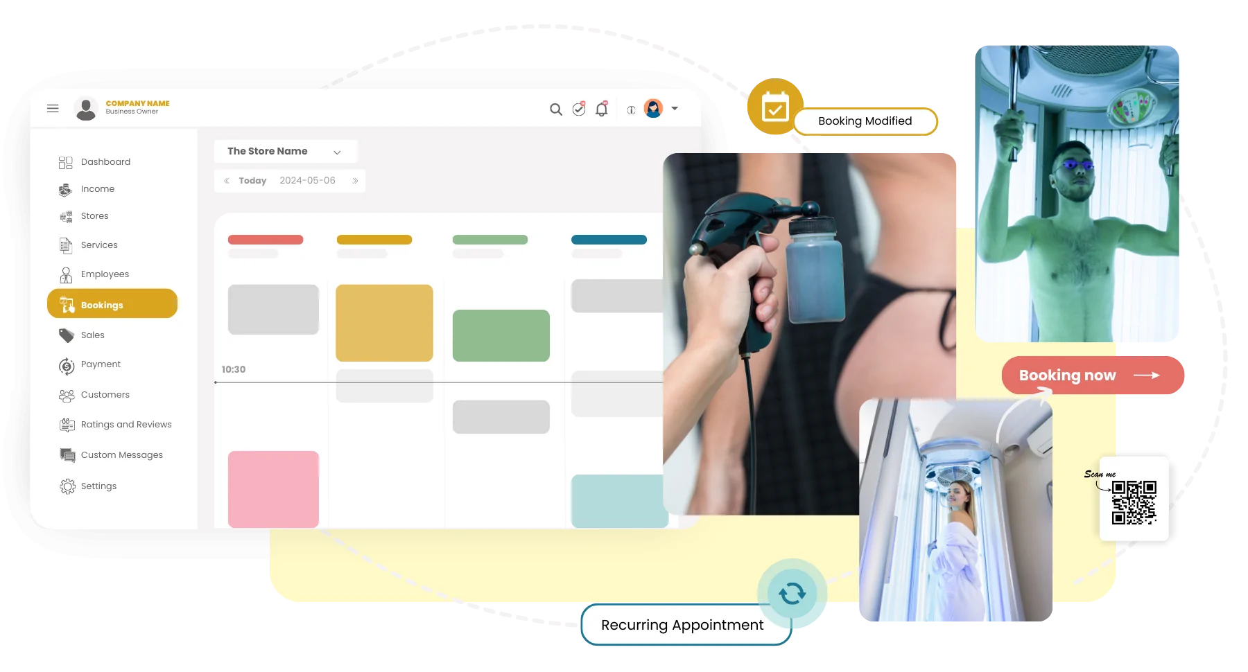 tanning salon software image of HDStudio.App