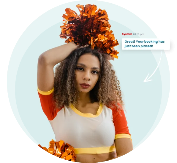 customers can easily book an appointment whenever they need with our online entertainment and event booking software