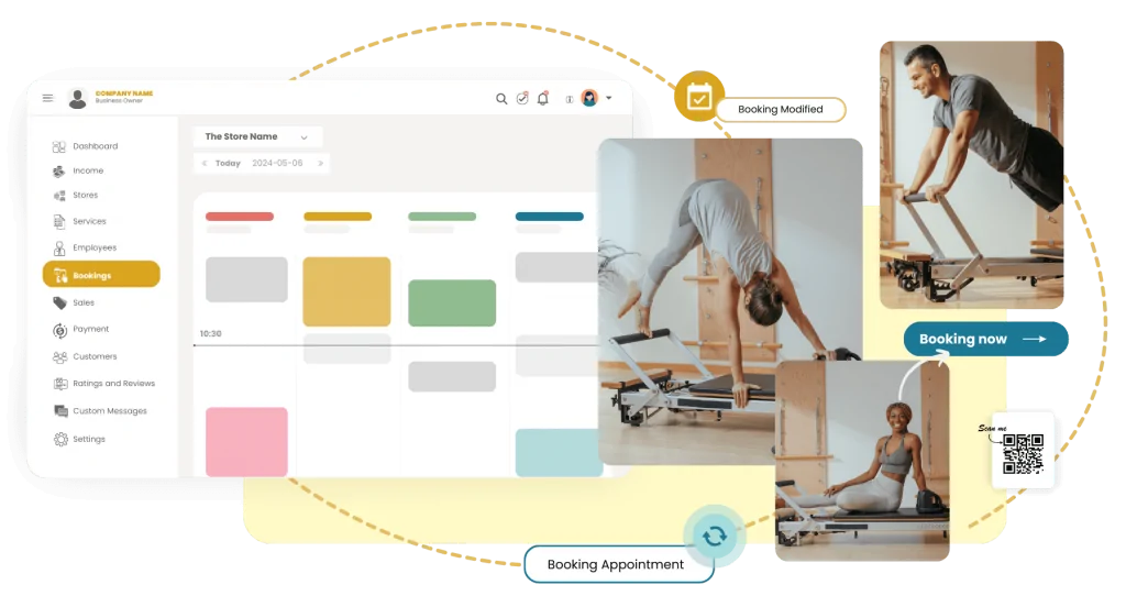 pilates studio software image
