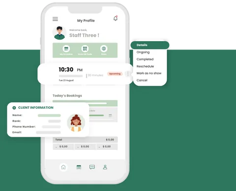 Psychologist scheduling software - step 2