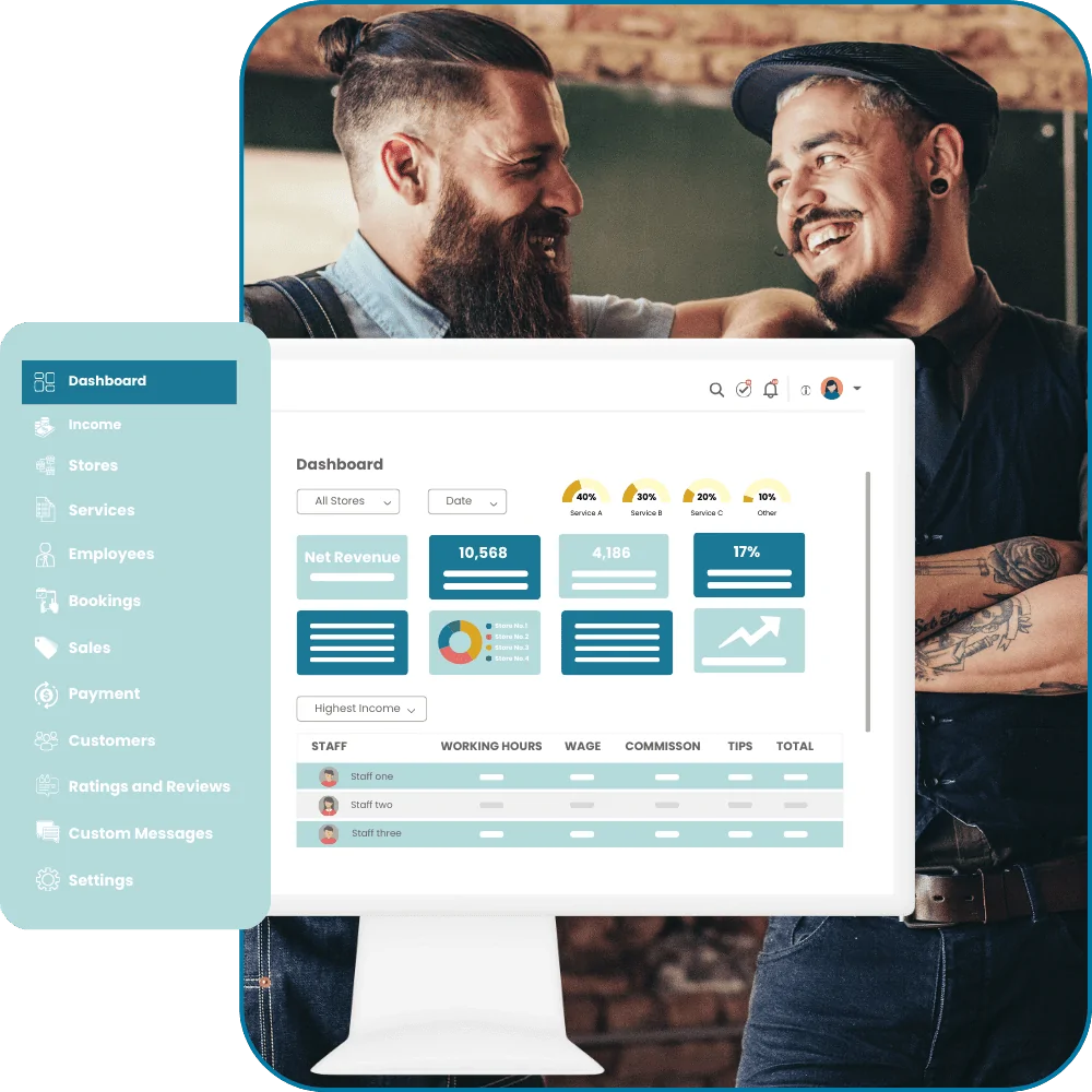 barbershop software for owner/manager