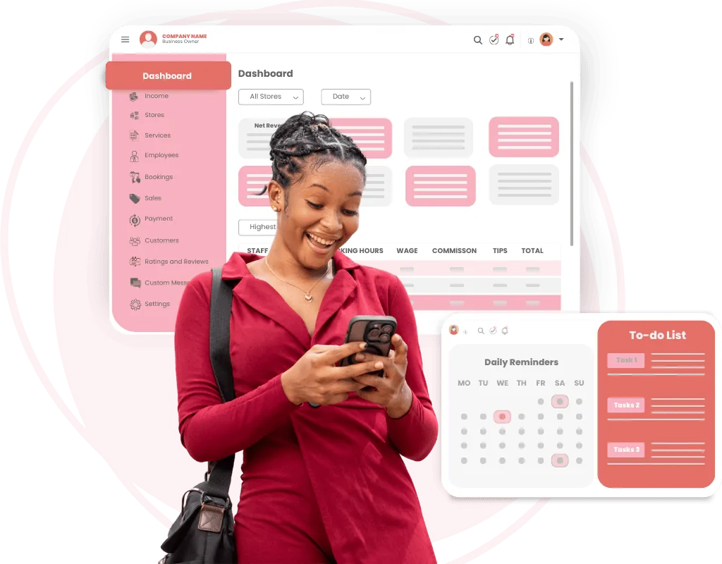 Our business management system can help your business fully grow, is easy to use and manage for business owners.