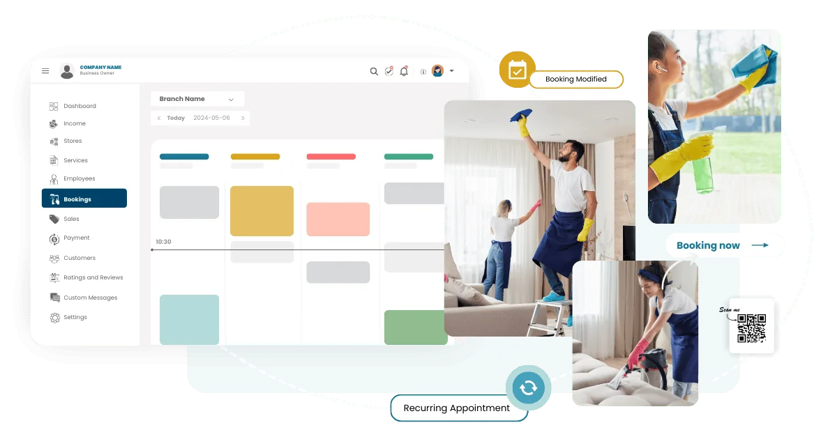 cleaning service scheduling software - big image