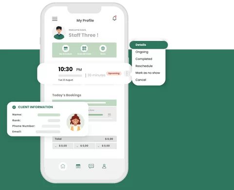 dance studio booking software - step 2