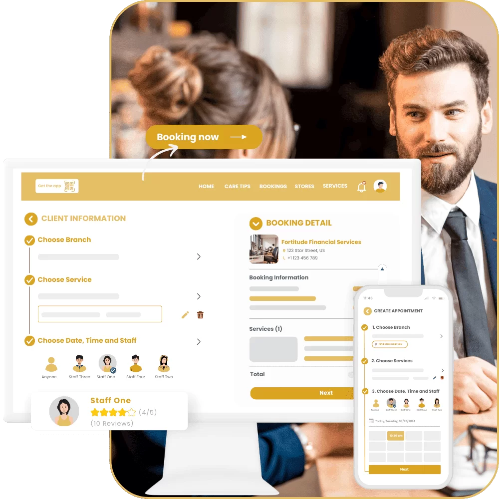 Financial Services Scheduling Software for client