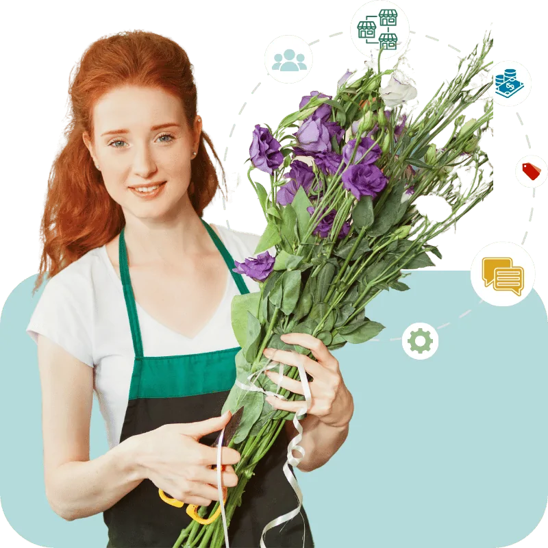 floral shop booking software - owner monitoring