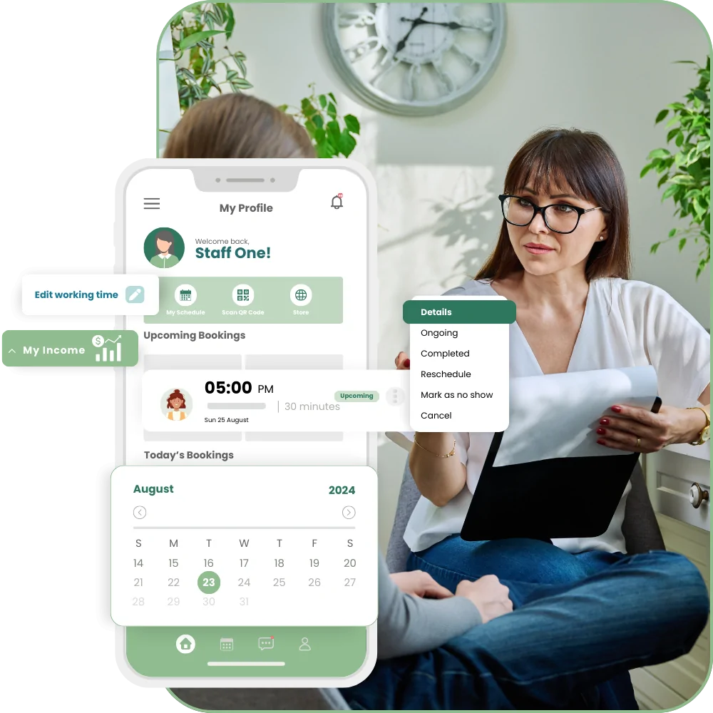 psycholigist scheduling for employees to manage their schedule more easily