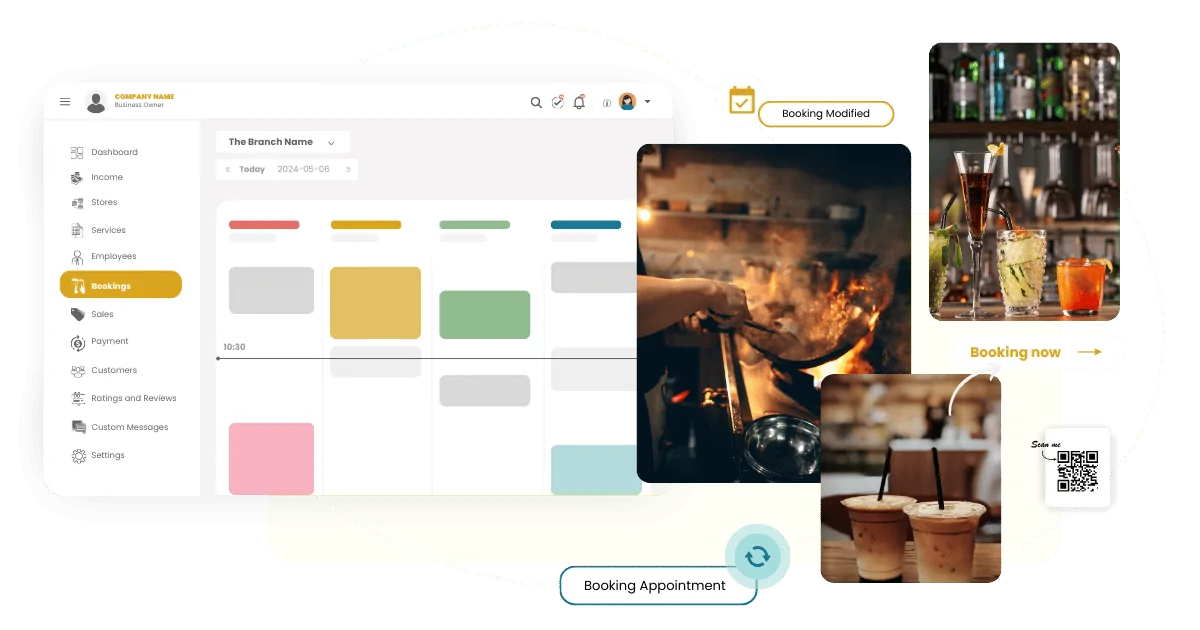 restaurant booking software - big image