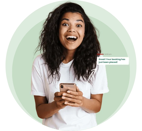 Celebrate Client Autonomy in Their Beauty Journey with Our Booking App.