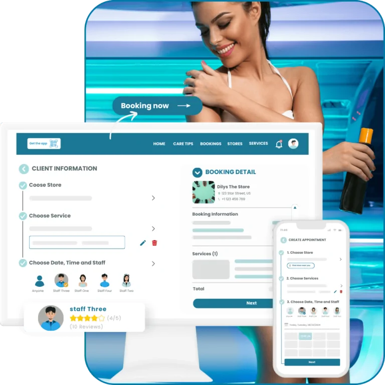 tanning salon software for client